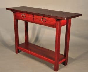 Donnelly hall table, jarrah