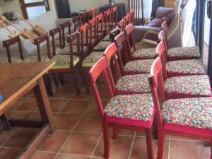 Donnelly chairs in Jarrah