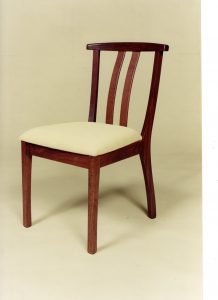 Yoke chair in Jarrah